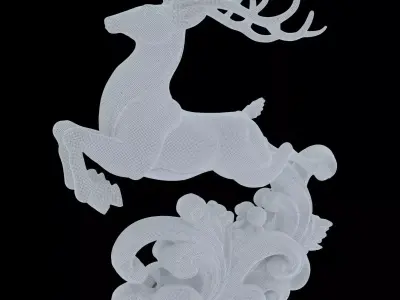 deer statue 3D model