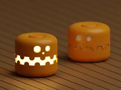 Pumpkin Night Light  3D model
