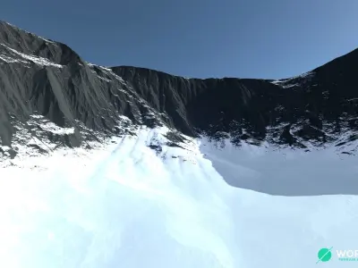 Snow Mountain 05 3D model