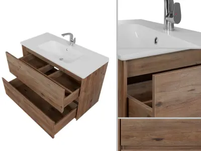 Furniture set Mokka 100 and Cases 3D model