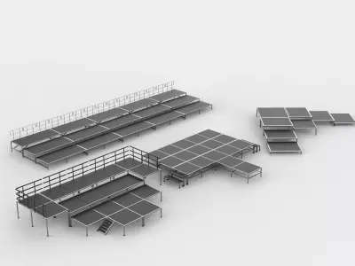 stage set 3D model