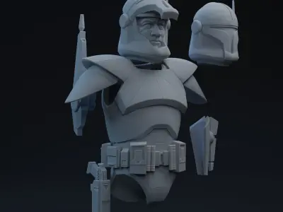 Clone Breaker One-Twelfth Scale Printable Kit 3D print model