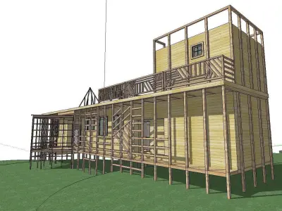 Creative Design-Holiday Cabin-0132 3D model