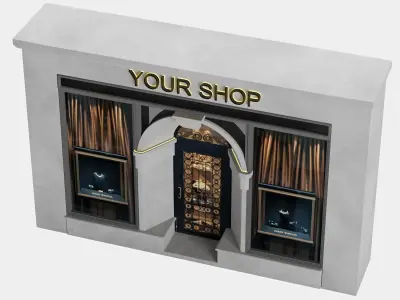 shop 01 3D model