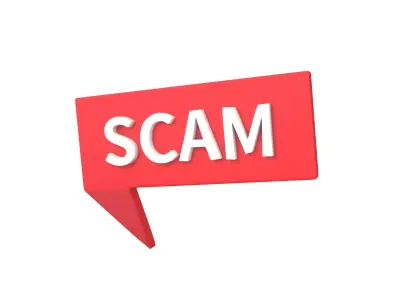 Scam Symbol V2 001 Low-poly 3D model