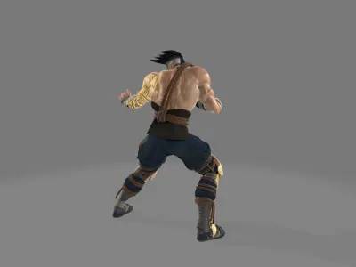jago from killer instinct 3D model