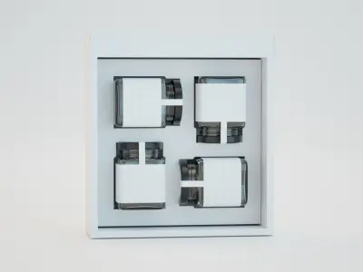 Honey Jar Gift Set Box 3D model