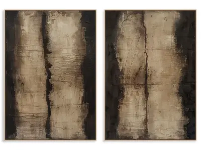 Abstract Painting Frame set 3D model 511