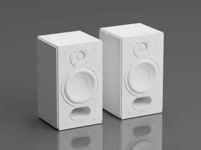 Hi Fi Speaker 3D Model 3D model