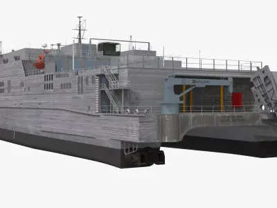  USNS Apalachicola EPF 13 Aluminum Fast Transport Simplified 