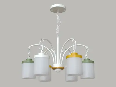 Hanging chandelier Smily 4652-6 3D model