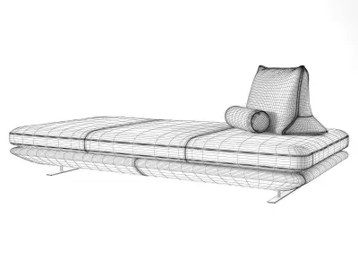 Prado L 120 Daybed 3D model