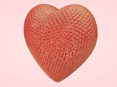 Heart Cage 2 3D model