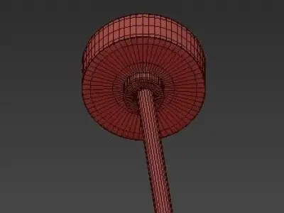 Stilio Uno Pendant Lamp LED 3D model