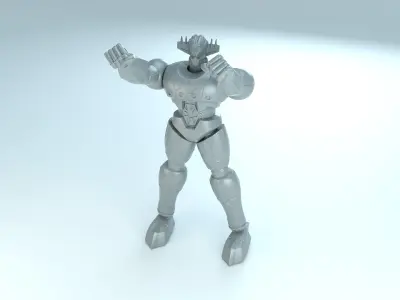 Steel God Jeeg - Shin Jeeg robot acciaio  3D model