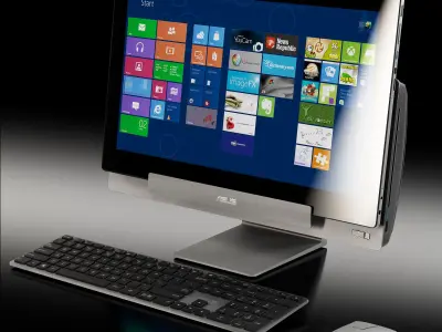 Asus Transformer AiO all-in-one PC Low-poly 3D model