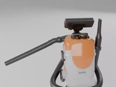 Large Vacuum Cleaner 3D Model 3D model