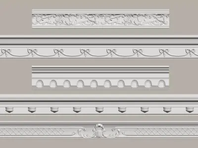 Plaster moulding  3D model
