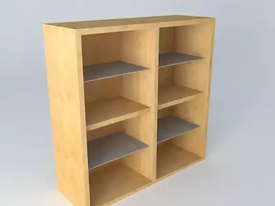 Shelf Cabinet DOORS HREGO 12 12 BRW Milano Oak 3D model