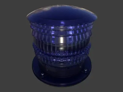 Threshold Lamp 02 - High Poly 3D model