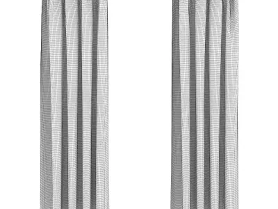 Violet Curtains 3D model