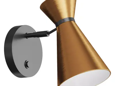 Pin Up LED Task Light 3D model