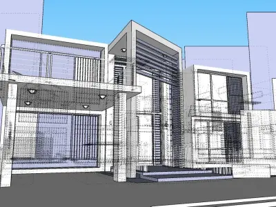 Beach house  3D model