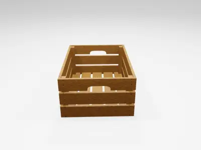 Wood Boxes  3D model
