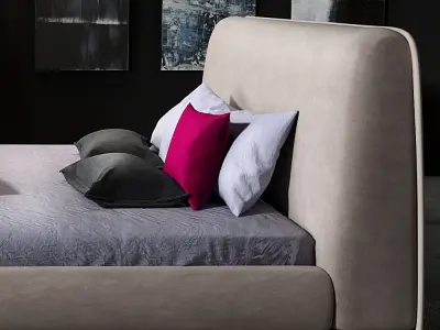 Bonaldo Amos alto bed 3D model