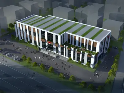 CGV Cinema Center 3D model