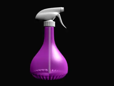 Bottle Spray v 2 3D model