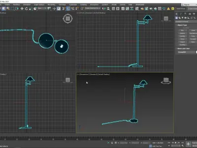 Parma Floor Lamp 3D model