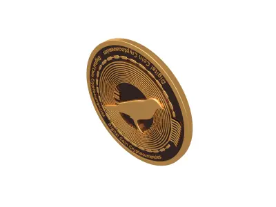 Kusama Coin v2 001 3D model