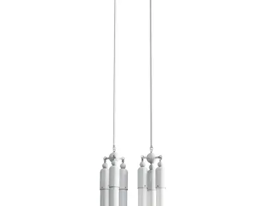 apparatus tassel pendant light 02 Low-poly 3D model