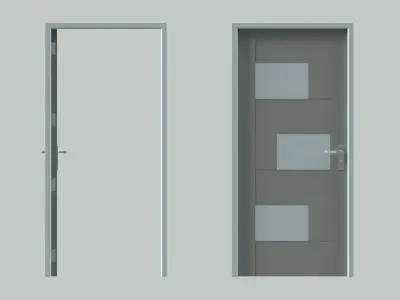 Door sets 7 3D model