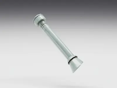 HVAC Stack 01 Low-poly 3D model