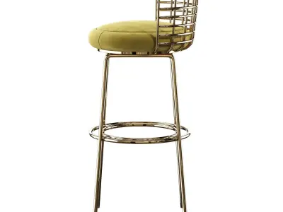 BAR CHAIR BERRY Low-poly 3D model