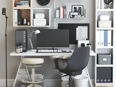 Office workplace 61 3D model