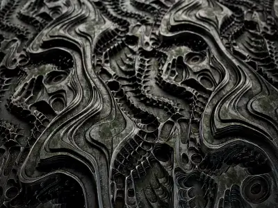 BIOMECHA UNIVERSE VOLUME 4  Texture