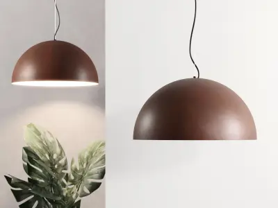 Luna Rossa Small Pendant Lamp 3D model