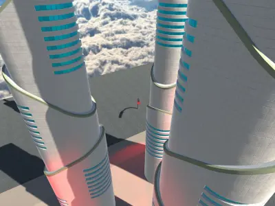 Sci-Fi Building 6 3D model