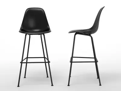 Eames Shell Stool 3D model