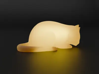 Indirect lighting for Sorry Sleeping Cat 3D model