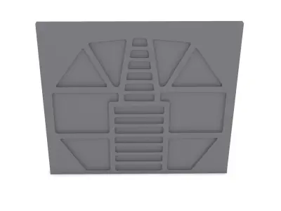 Prison ship hallway door 1-18 scale Kenner Hasbro Free 3D print model