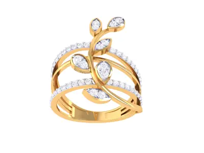  Women Ring MTL 3dm STL OBJ FBX Details 3D print model 63