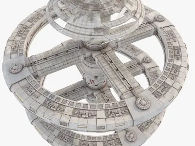 Space station  3D model