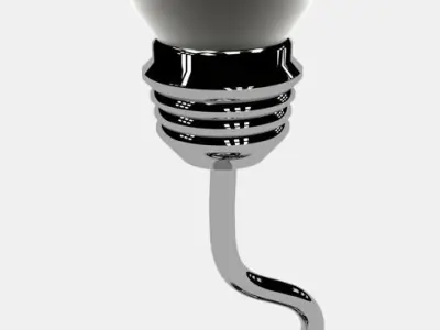 Light bulb lamp 3D model