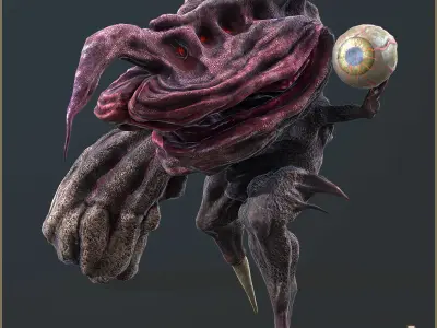 Demon Destroyer Low-poly 3D model