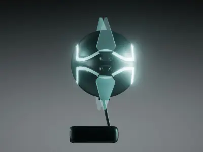 Futuristic Drone 3D model buy