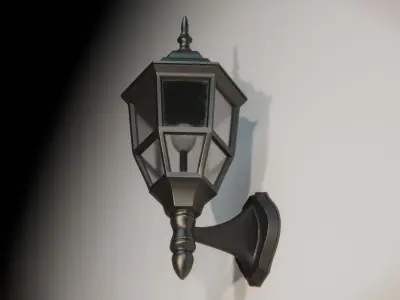 Lamp outdoor 02 3D model